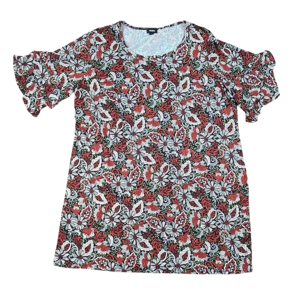 Woman’s Tacera floral stretchy textured dress size 3X